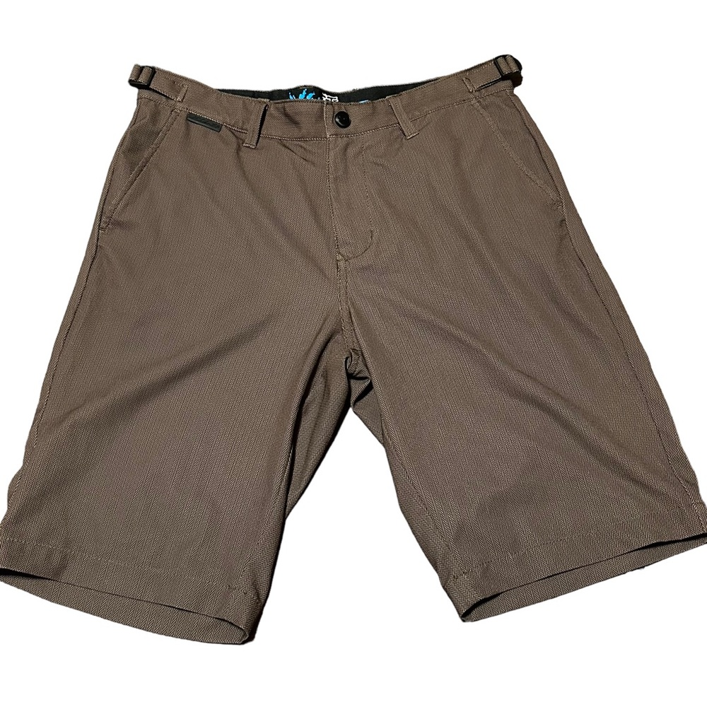 - Fox Racing Hydro Series Shorts Brown Herringbone Hybrid Shorts Size 30